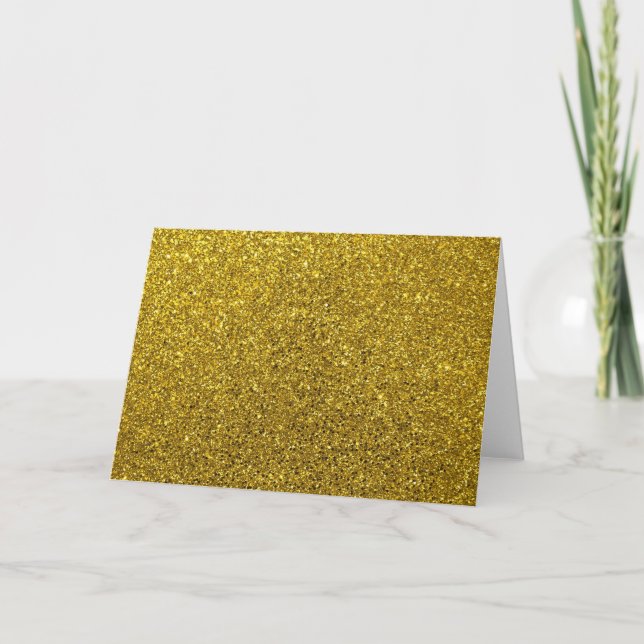 Tarjeta Patrón Purpurina dorado (Anverso)