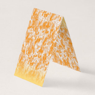 Tarjeta Patrón textil con un vibrante naranja y dorado