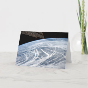 Tarjeta Patrones De Nubes Al Sur De Las Islas Aleutianas.