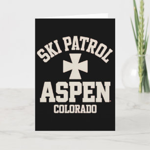 Tarjeta Patrulla de Esquí Aspen Colorado Esquí y Snowboard