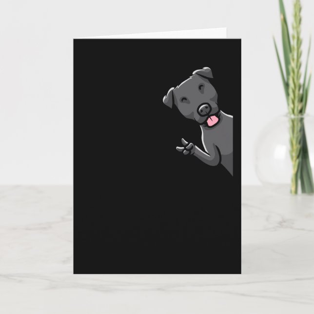Tarjeta Patterdale terrier Dog (Anverso)