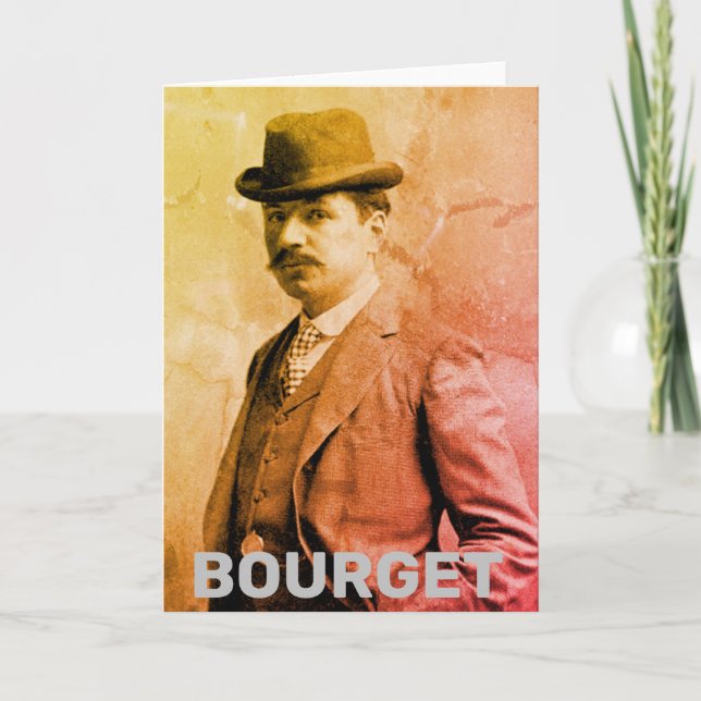 Tarjeta Paul Bourget (Anverso)