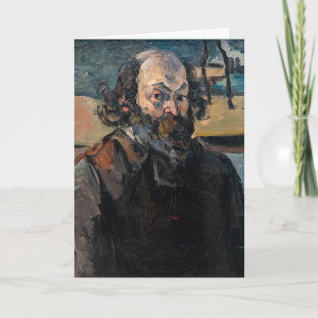 Tarjeta Paul Cezanne - autorretrato (Anverso)