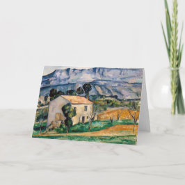 Tarjeta Paul Cezanne - Casa en Provenza
