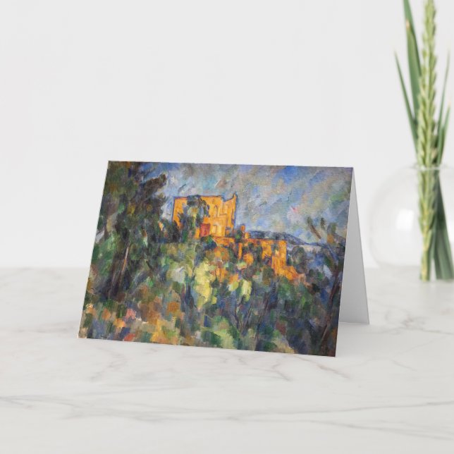 Tarjeta Paul Cezanne - Castillo Negro (Anverso)