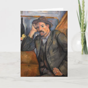 Tarjeta Paul Cezanne - El fumador