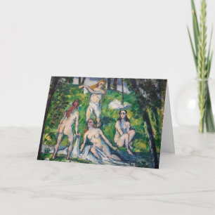 Tarjeta Paul Cezanne - Four Bathers