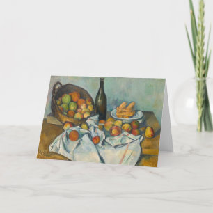 Tarjeta Paul Cezanne - La cesta de manzanas