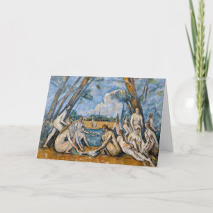Tarjeta Paul Cezanne - Las grandes bañistas
