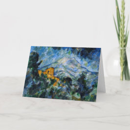Tarjeta Paul Cezanne - Mont Saint-Victoire y Chateau Noir