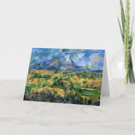 Tarjeta Paul Cezanne - Mont Sainte-Victoire