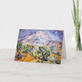 Tarjeta Paul Cezanne - Mont Sainte-Victoire, Tholonet Road