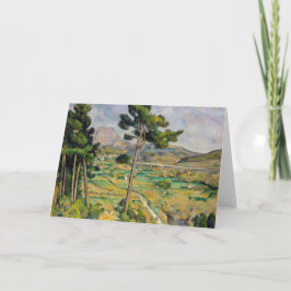 Tarjeta Paul Cezanne - Mont Sainte-Victoire y Viaducto