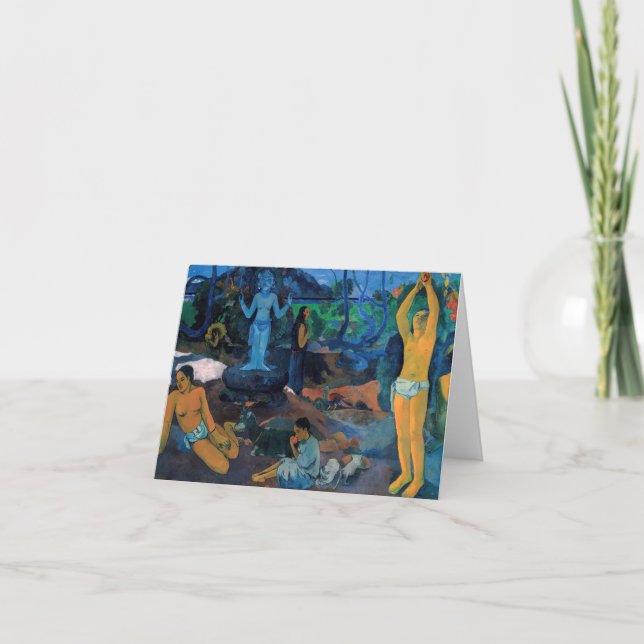 Tarjeta Paul Gauguin - ¿De Dónde Venimos? (Anverso)