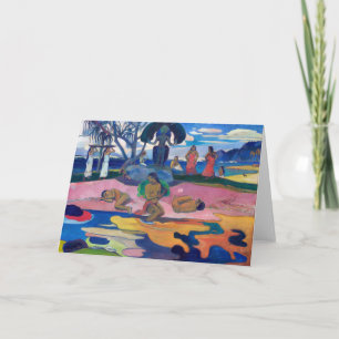 Tarjeta Paul Gauguin - Día del Dios / Mahana no atua