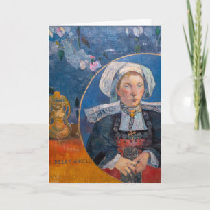 Tarjeta Paul Gauguin - El Ángel Hermoso, Pont-aven
