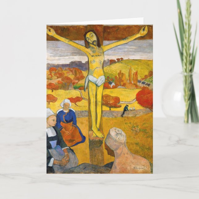 Tarjeta Paul Gauguin - El Cristo amarillo (Anverso)