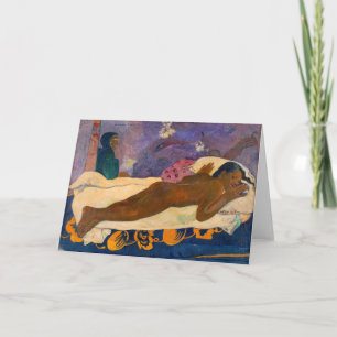 Tarjeta Paul Gauguin - Espíritu de los Muertos Vigilando