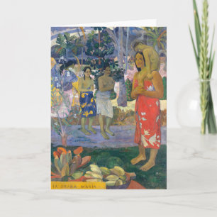 Tarjeta Paul Gauguin - Hail Mary / Ia Orana Maria