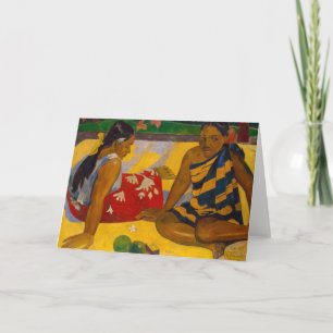 Tarjeta Paul Gauguin - Parau Api / ¿Qué hay de nuevo?