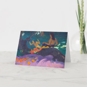 Tarjeta Paul Gauguin - Por el Mar / Fatata te Miti