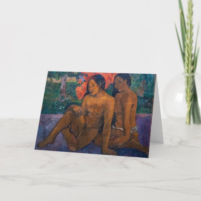 Tarjeta Paul Gauguin - Y el oro de sus cuerpos (Anverso)