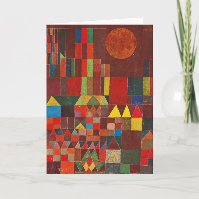 Tarjeta Paul Klee Art (Anverso)