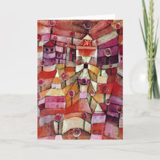 Tarjeta Paul Klee - Jardín de Rosas