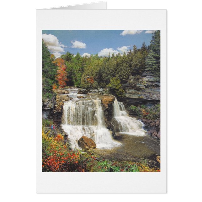 Tarjeta Paul McGehee "Blackwater Falls" (Frente)