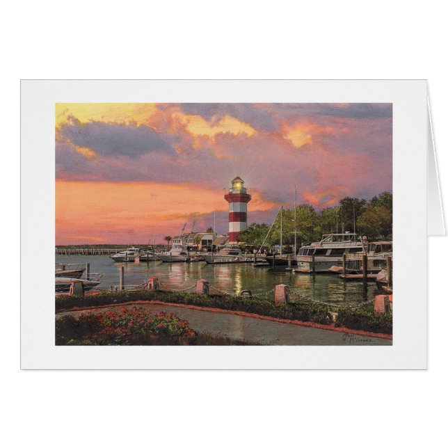 Tarjeta Paul McGehee "Hilton Head - Harbour Town" (Anverso (Horizontal))