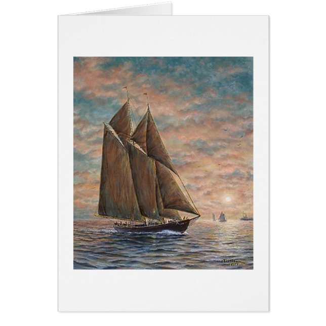 Tarjeta Paul McGehee "Hogar antes de la oscuridad" (Frente)