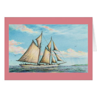 Tarjeta Paul McGehee "Jamaican Schooner"