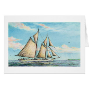 Tarjeta Paul McGehee "Jamaican Schooner"