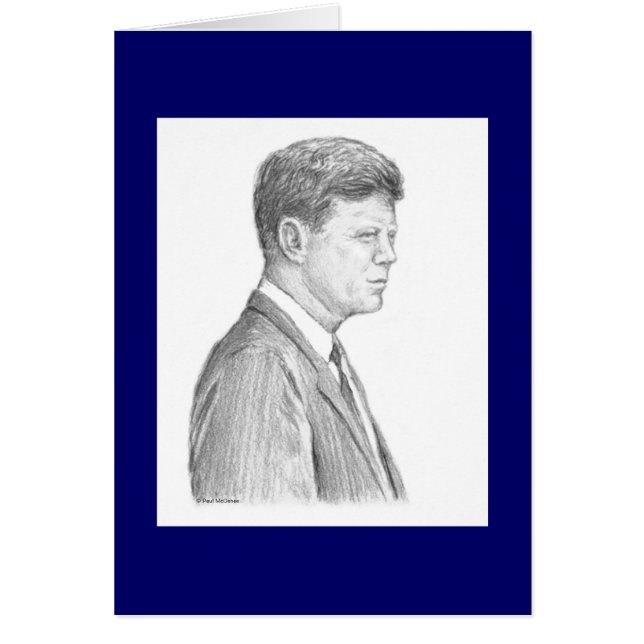 Tarjeta Paul McGehee "John F. Kennedy" (Frente)
