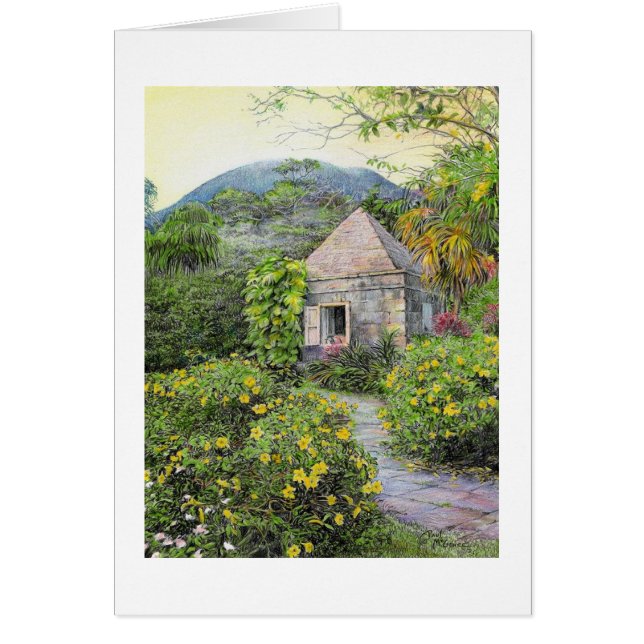 Tarjeta Paul McGehee "Nevis - Golden Dawn" (Frente)