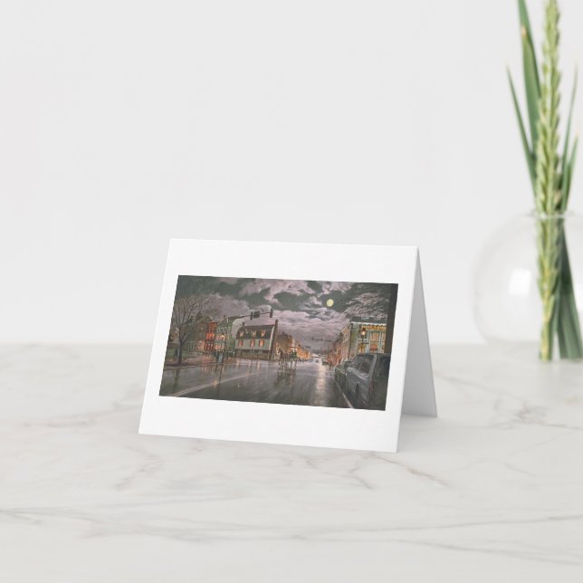 Tarjeta Paul McGehee "Old Town Alexandria" (Anverso)