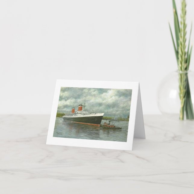 Tarjeta Paul McGehee que los S.S. "Estados Unidos" cardan (Anverso)