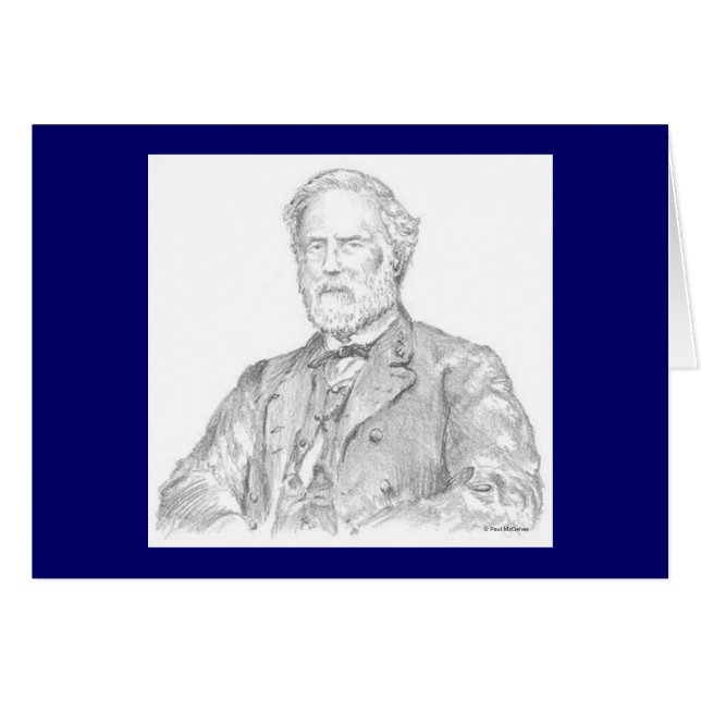 Tarjeta Paul McGehee "Robert E. Lee" (Anverso (Horizontal))