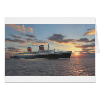 Tarjeta Paul McGehee "SS "United States" at Sea"