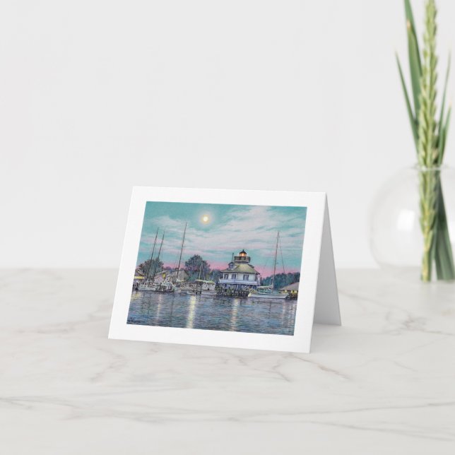 Tarjeta Paul McGehee "St. Michaels by Moonlight" (Anverso)