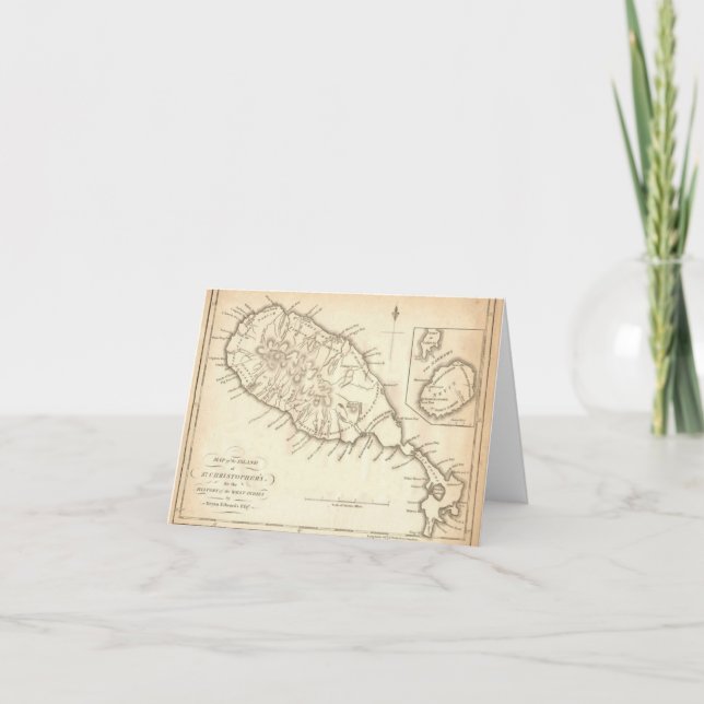 Tarjeta Paul McGehee "St. viejo San Cristobal y Nevis (Anverso)