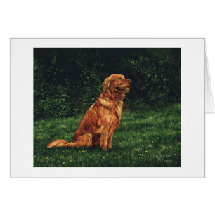 Tarjeta Paul McGehee "The Golden Retriever"