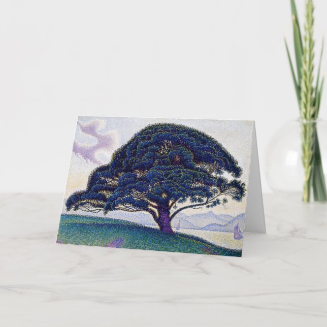 Tarjeta Paul Signac - El Pino Bonaventure (Anverso)
