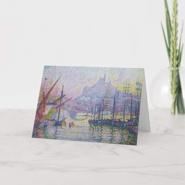 Tarjeta Paul Signac - Notre-Dame-de-la-Garde, Marsella (Anverso)