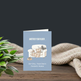 Tarjeta Paw Print Pattern Birthday Card