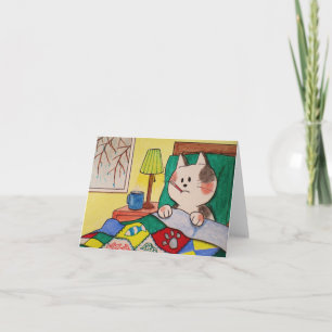 Tarjeta Paws Here Blank Card "Sick Day"