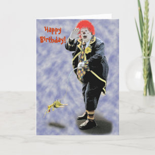 Tarjeta Payaso de cumpleaños, ¡Feliz cumpleaños! -Personal