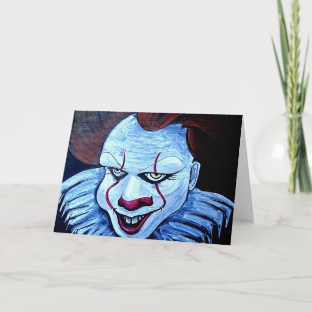 Tarjeta Payaso: Malvado (Anverso)