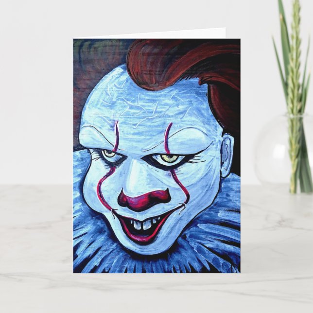 Tarjeta Payaso: Malvado (Anverso)