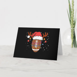 Tarjeta Payaso Reno Ciervo Sombrero Santa Navidad